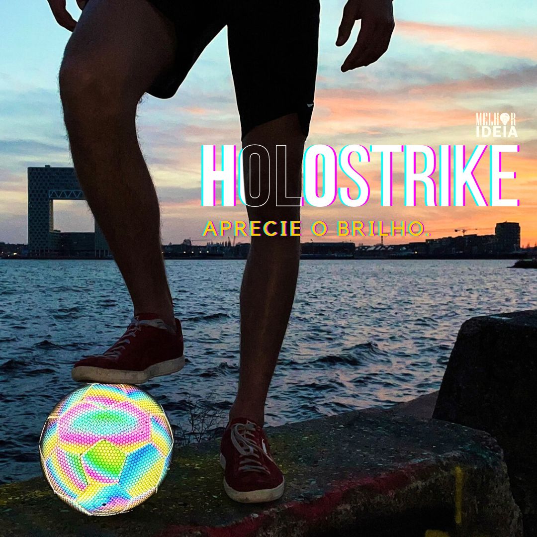 Bola de Futebol HoloStrike PRO | Capotão Tamanho 5 Oficial