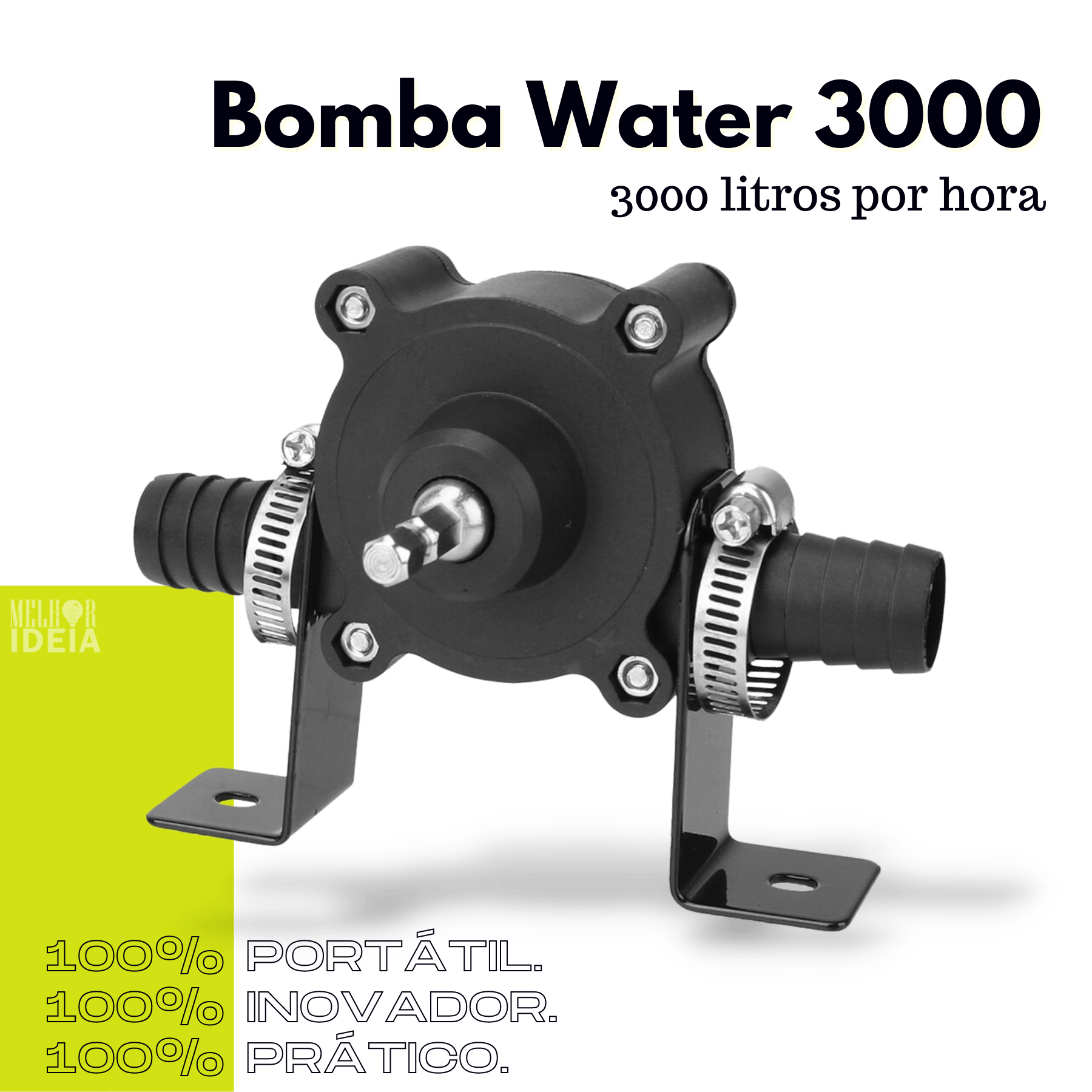 Casa E Jardim - Bomba Water 3000 | Bomba De Água Para Furadeira