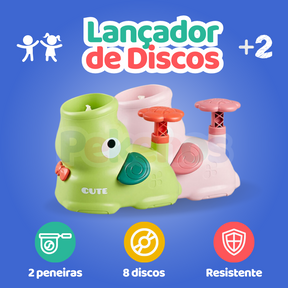 Brinquedo Infantil Lançador de Disco Flydisc