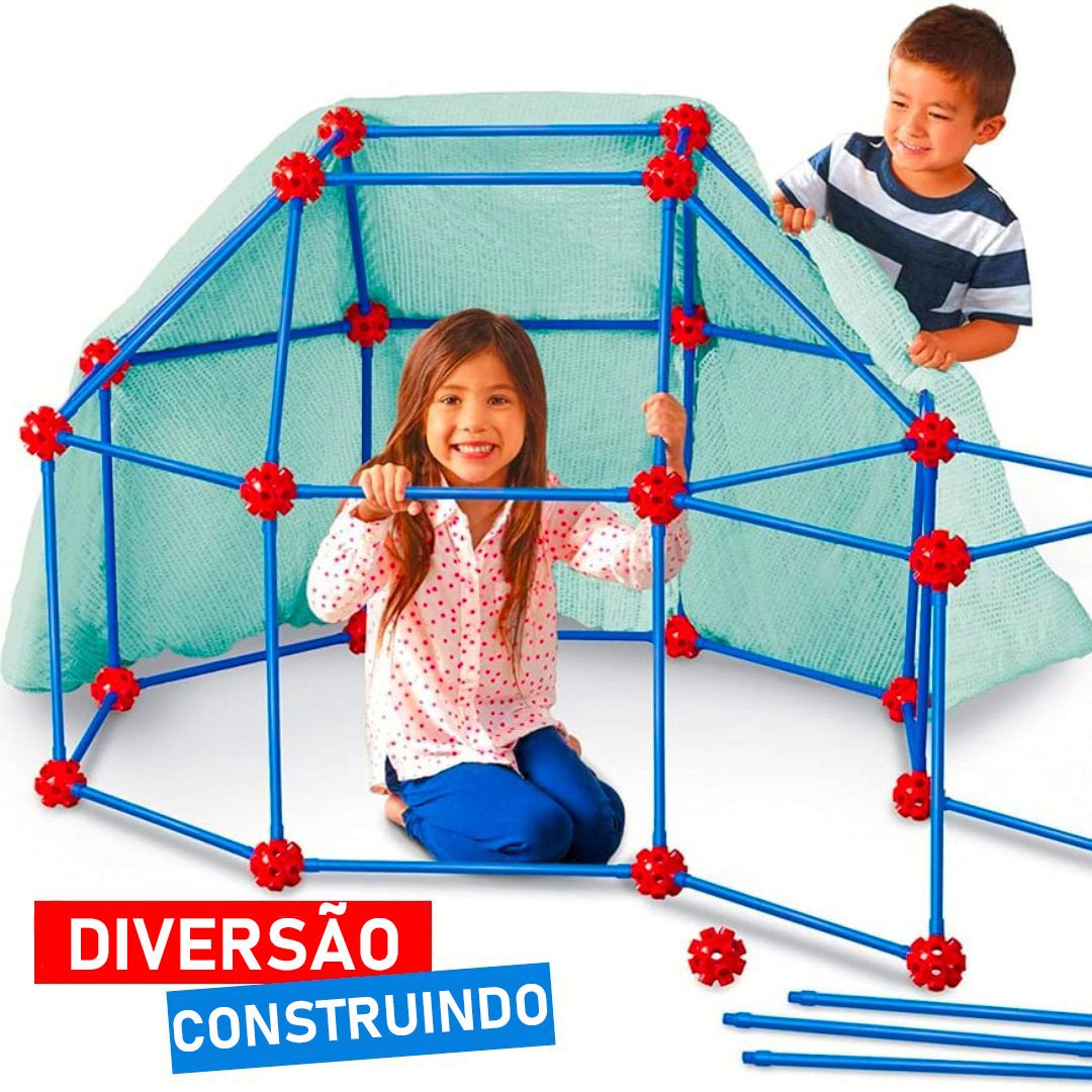 Brinquedo Infantil Cabana TendaCraft + Lona de brinde